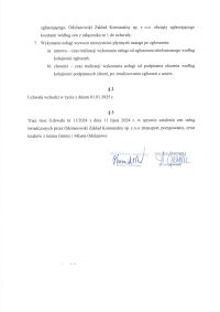 Uchwała nr 17 w sprawie ustalenia cen za wywóz nieczystości płynnych z tereniu GiM Odolanów str. 2
